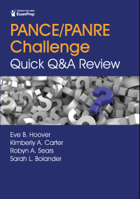 Cover image: PANCE/PANRE Challenge: Quick Q&A Review 1st edition 9780826158628
