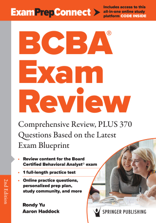 Cover image: BCBA® Exam Review 2nd edition 9780826157171