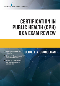 Omslagafbeelding: Certification in Public Health (CPH) Q&A Exam Review 1st edition 9780826161857