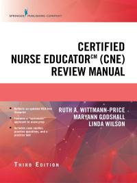 表紙画像: Certified Nurse Educator (CNE) Review Manual 3rd edition 9780826164797