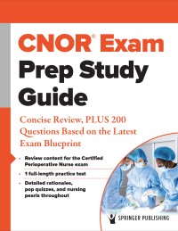 Cover image: CNOR® Exam Prep Study Guide 1st edition 9780826165763