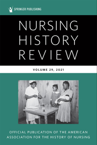 Cover image: Nursing History Review, Volume 29 1st edition 9780826166357