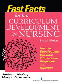 Omslagafbeelding: Fast Facts for Curriculum Development in Nursing 2nd edition 9780826170064