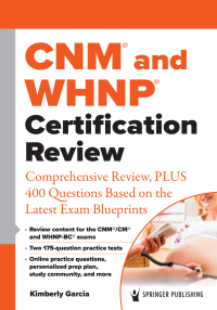 Cover image: CNM® and WHNP® Certification Review 1st edition 9780826170750