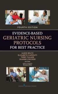 Omslagafbeelding: Evidence-Based Geriatric Nursing Protocols for Best Practice 4th edition 9780826171283