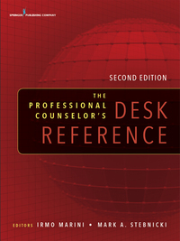 Cover image: The Professional Counselor's Desk Reference 2nd edition 9780826171818