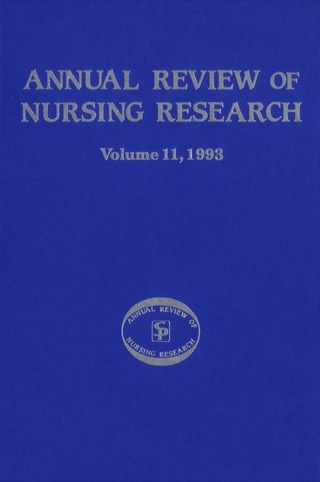 表紙画像: Annual Review of Nursing Research, Volume 11, 1993 1st edition 9780826182302
