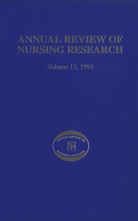 Immagine di copertina: Annual Review of Nursing Research, Volume 13, 1995 1st edition 9780826182326