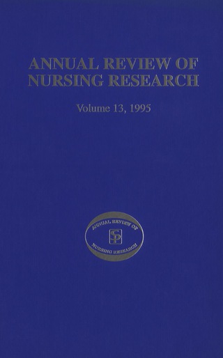 Cover image: Annual Review of Nursing Research, Volume 13, 1995 1st edition 9780826182326