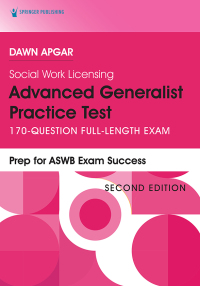 Omslagafbeelding: Social Work Licensing Advanced Generalist Practice Test, Second Edition 2nd edition 9780826185693