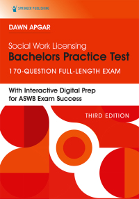 Omslagafbeelding: Social Work Licensing Bachelors Practice Test 3rd edition 9780826185754