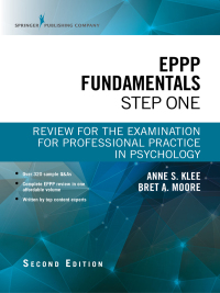 Cover image: EPPP Fundamentals, Step One, Second Edition 2nd edition 9780826188243