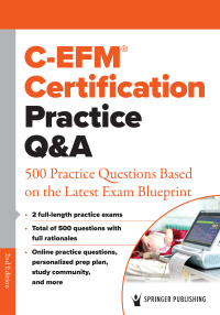 Cover image: C-EFM® Certification Practice Q&A 2nd edition 9780826190130