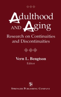 Imagen de portada: Adulthood and Aging 1st edition 9780826192707