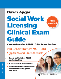 Imagen de portada: Social Work Licensing Clinical Exam Guide 4th edition 9780826192875