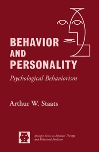 Cover image: Behavior and Personality 1st edition 9780826193117