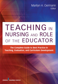 Imagen de portada: Teaching in Nursing and Role of the Educator 1st edition 9780826195531
