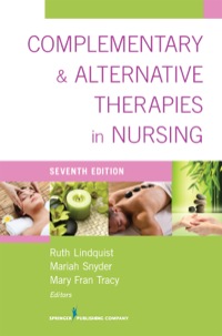 Cover image: Complementary & Alternative Therapies in Nursing 7th edition 9780826196125