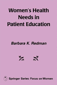 صورة الغلاف: Women's Health Needs In Patient Education 1st edition 9780826111500