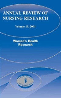 Imagen de portada: Annual Review of Nursing Research, Volume 19, 2001 1st edition 9780826114082