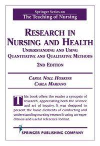 Cover image: Research in Nursing and Health 2nd edition 9780826116161