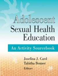 Cover image: Adolescent Sexual Health Education 1st edition 9780826138224