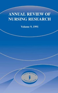 Imagen de portada: Annual Review of Nursing Research, Volume 9, 1991 1st edition 9780826143587