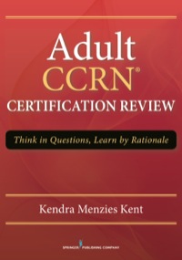 Cover image: Adult CCRN Certification Review 1st edition 9780826198334