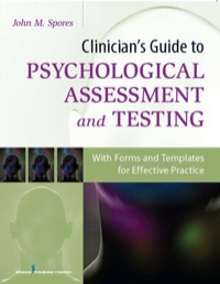 صورة الغلاف: Clinician's Guide to Psychological Assessment and Testing 1st edition 9780826199867