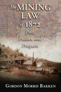 Cover image: The Mining Law of 1872 9780826343574