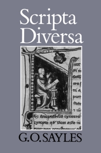 Titelbild: Scripta Diversa 1st edition 9780907628125