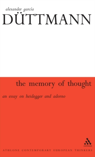 صورة الغلاف: The Memory of Thought 1st edition 9780826459008