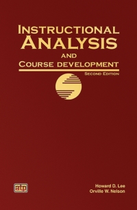 Cover image: Instructional Analysis and Course Development 2nd edition 9780826940629