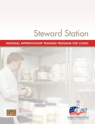 Cover image: National Apprenticeship Training Program for Cooks - Steward Station 9780826941862