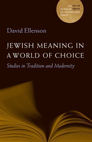 Cover image: Jewish Meaning in a World of Choice 9780827612143