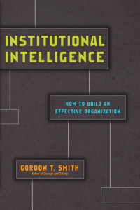 Cover image: Institutional Intelligence 9780830844852