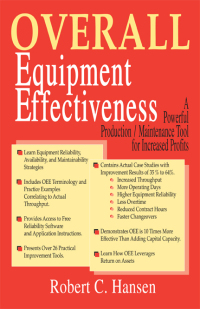 Imagen de portada: Overall Equipment Effectiveness 9780831131388