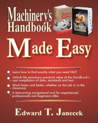 Imagen de portada: Machinery's Handbook Made Easy 1st edition 9780831134488