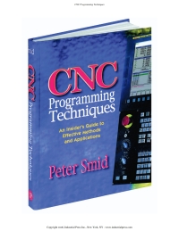 Cover image: CNC Programming Techniques 9780831131852