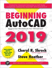 صورة الغلاف: Beginning AutoCAD® 2019 Exercise Workbook 9780831136260