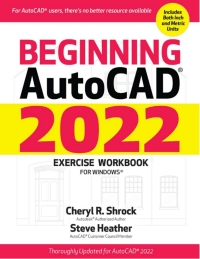 Omslagafbeelding: Beginning AutoCAD® 2022 Exercise Workbook 9780831136666