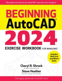Omslagafbeelding: Beginning AutoCAD® 2024 Exercise Workbook 9780831136864
