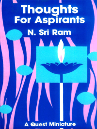 Cover image: Thoughts for Aspirants 9780835604314