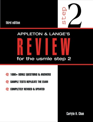Cover image: Appleton & Lange's Review for the USMLE Step 2 3rd edition 9780838503416