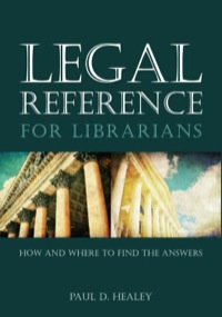 Imagen de portada: Legal Reference for Librarians 9780838911174