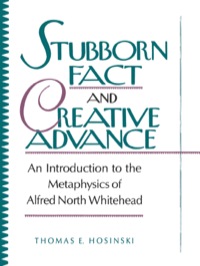 Cover image: Stubborn Fact and Creative Advance 9780847678280