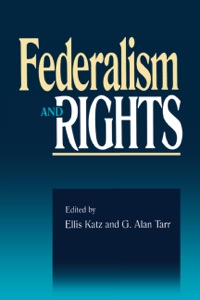 Cover image: Federalism and Rights 9780847680900