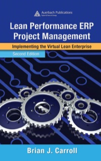 Cover image: Lean Performance ERP Project Management 2nd edition 9780849305320