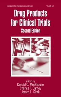 Cover image: Drug Products for Clinical Trials 2nd edition 9780824754624