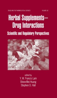 صورة الغلاف: Herbal Supplements-Drug Interactions 1st edition 9780824725389